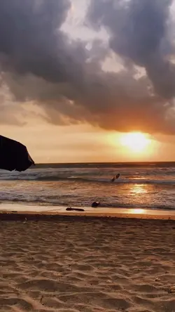 video pantai sanset