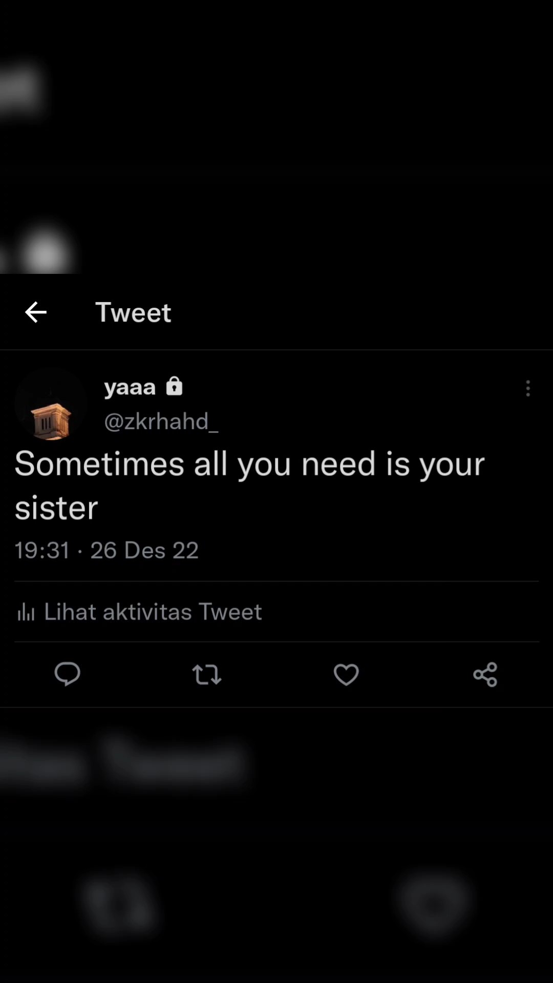 tek ihtiyacın olan