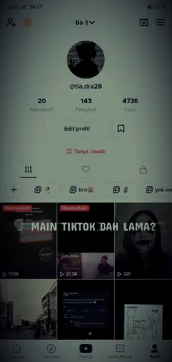 tiktok sepi? 