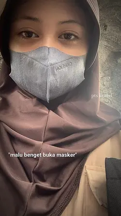 malu buka masker