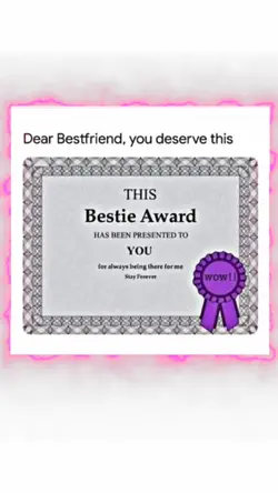 Bestie Award