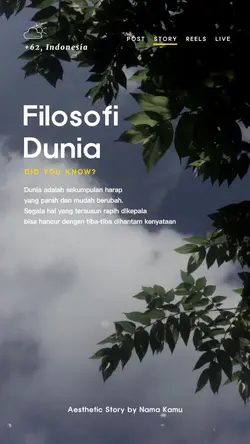 filosofi dunia