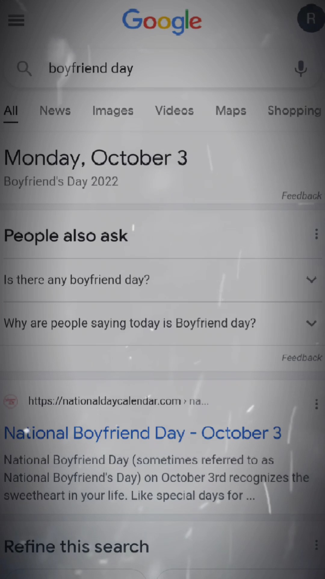 Boyfriend's day