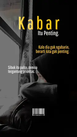 KABAR ITU PENTING