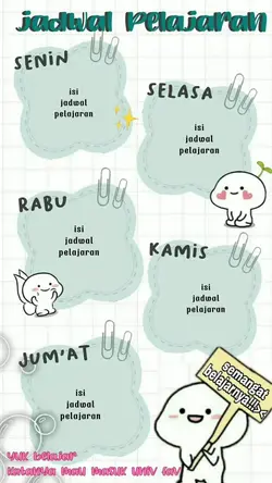 jadwal pelajaran