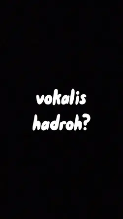versi vokalis hadroh