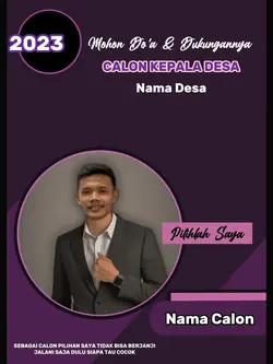 Poster Calon Kades
