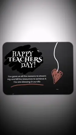 HAPPY TEACHERS DAY