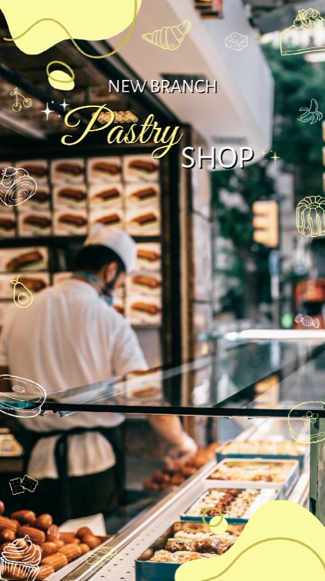 Promo d'ouverture d'une nouvelle pâtisserie