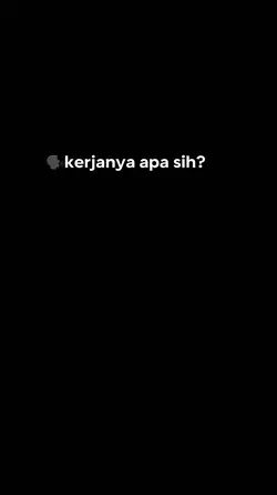 kerjanya apa?