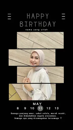 HBD 11 Mei 2022