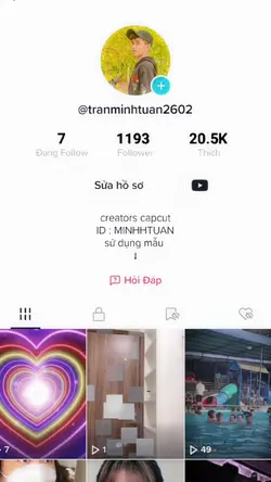 mẫu tăng fl tik tok