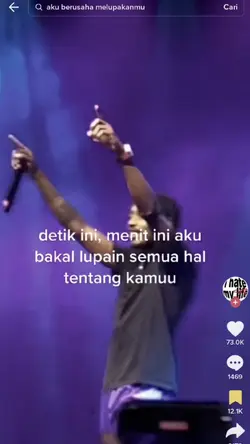 berusaha melupakanmu