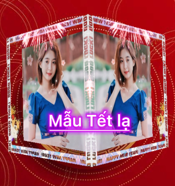 M￫ u hình vuông xoay