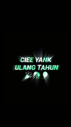 selamat ulang tahun