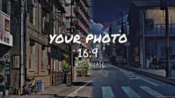 your photo/size:16:9