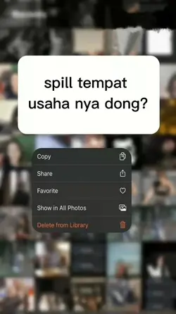 spill tempat usaha