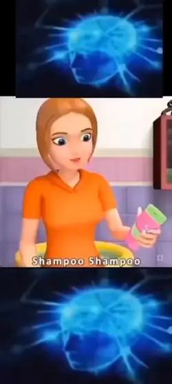 Mana yang di shampo?