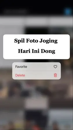 spil foto jogingnya