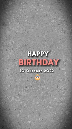 HBD 10 Oktober 2022