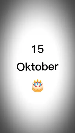 HBD 15 OKTOBER 