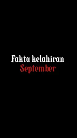 #KelahiranSemptember