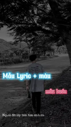 Mẫu Lyric + màu