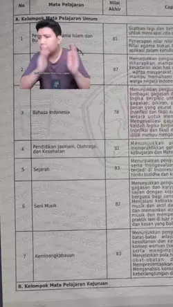nilai rapor