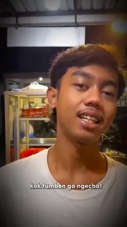 kok tumben gak chat