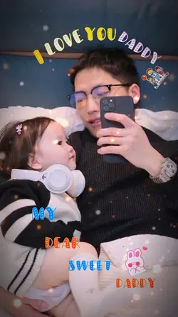 I love daddy cute 