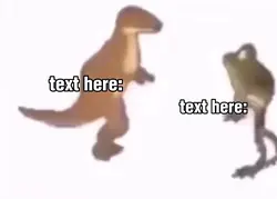 dinosaur frog