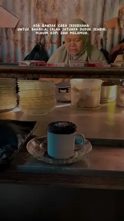 NGOPI DAN MELAMUN