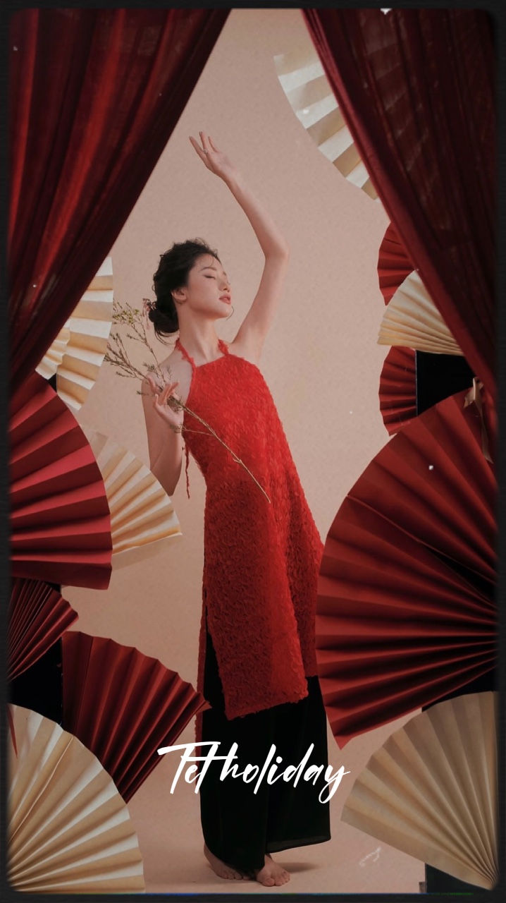 Áo dài tết