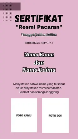 Resmi Pacaran