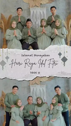 2 foto lebaran