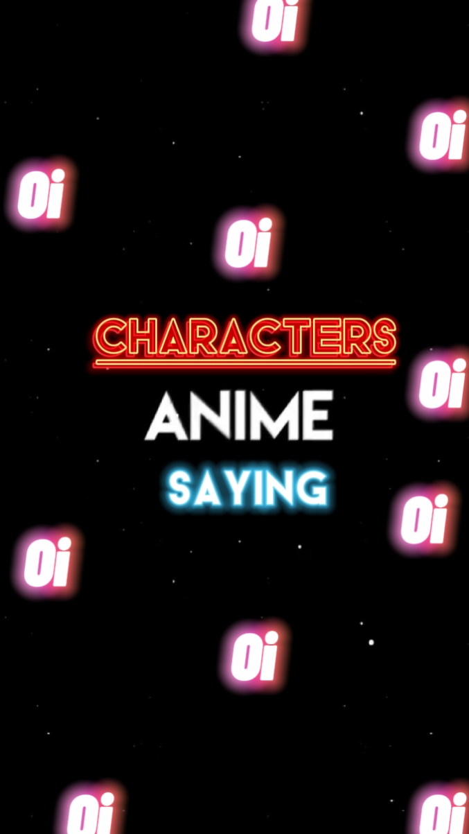 Oi oi oi
