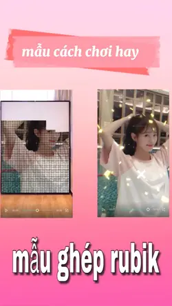 mẫu ghép rubik