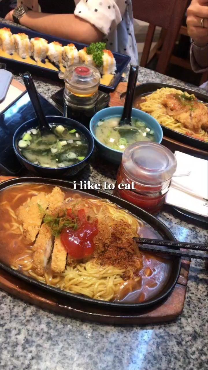 i like to eat