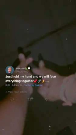 just hold my hand