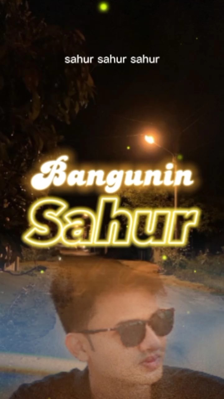 bangunin sahur lucu