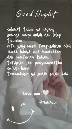 Selamat tidur sayang