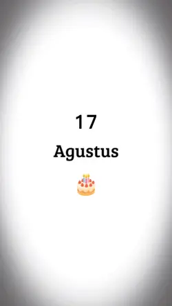HBD 17 Agustus 2022