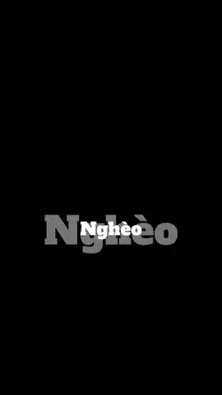 Nghèo nếu tui nghèo 