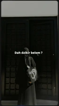 Dah dzikir belom?