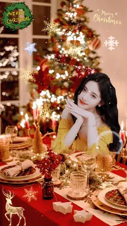 Bàn tiệc đêm Noel