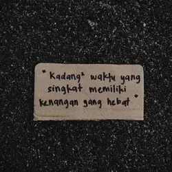 kenangan yg hebat