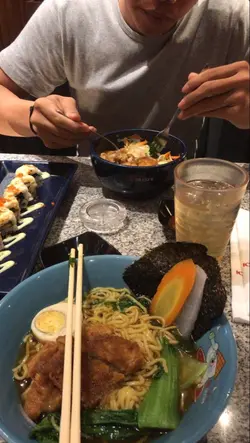 Pap makan bareng 