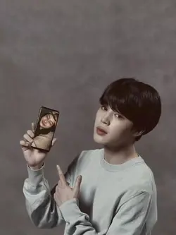 jimin megang hp