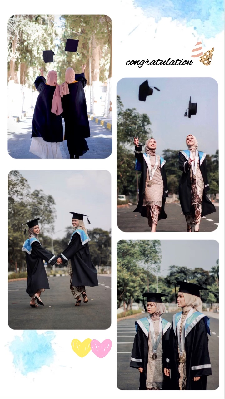 Wisuda bareng bestie