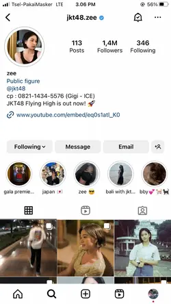 Zee’s Instagram